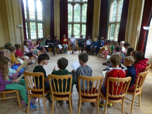 Shakespeare workshop at Woodchester Mansion