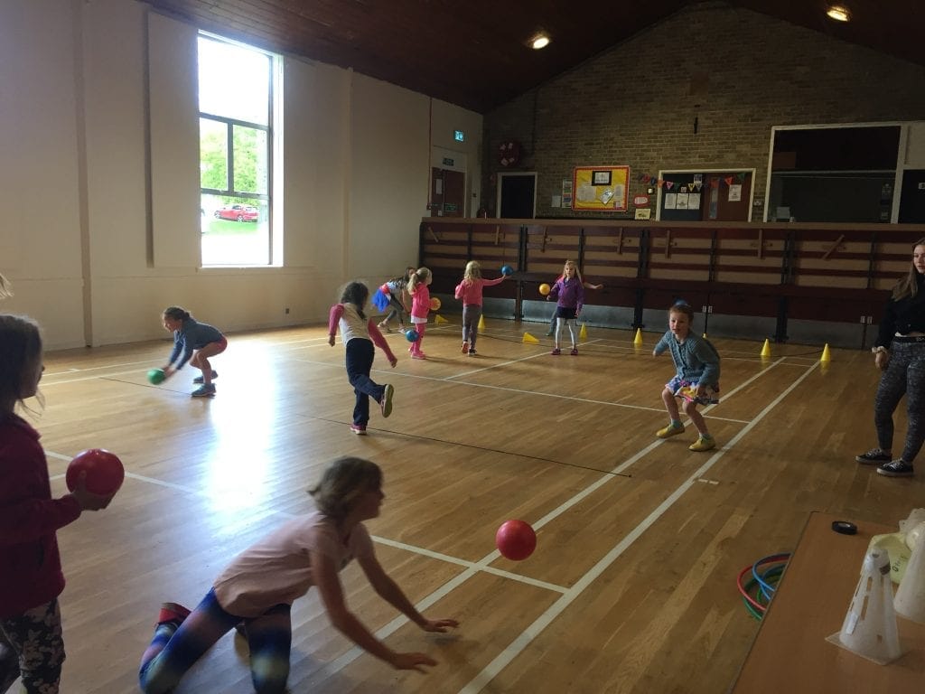 'Handball, Gym & Capture the Flag'games at kids Stroud half term
