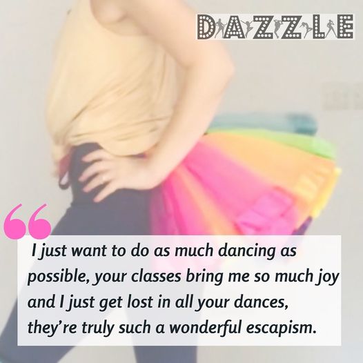 Dazzle Ladies Dance & Stretch courses – happy ladies!